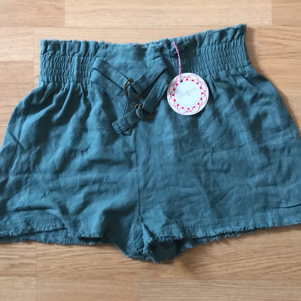 Umgee teal shorts